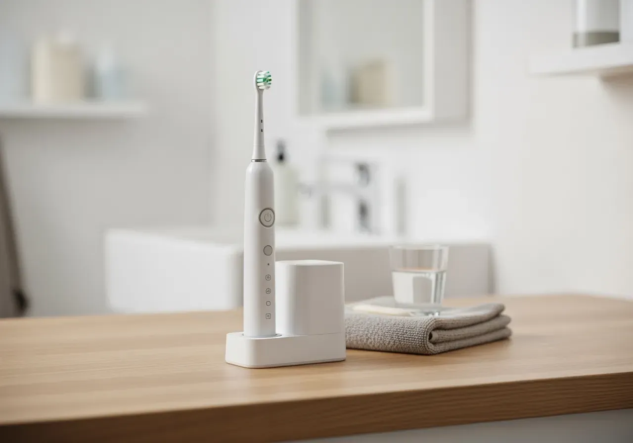 Driftsäker eltandborste med smart laddning