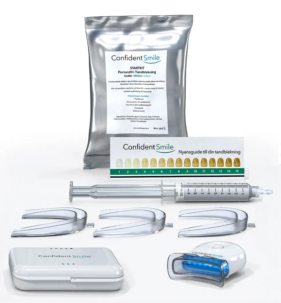 Startkit för Tandblekning inkl. en LED-lampa